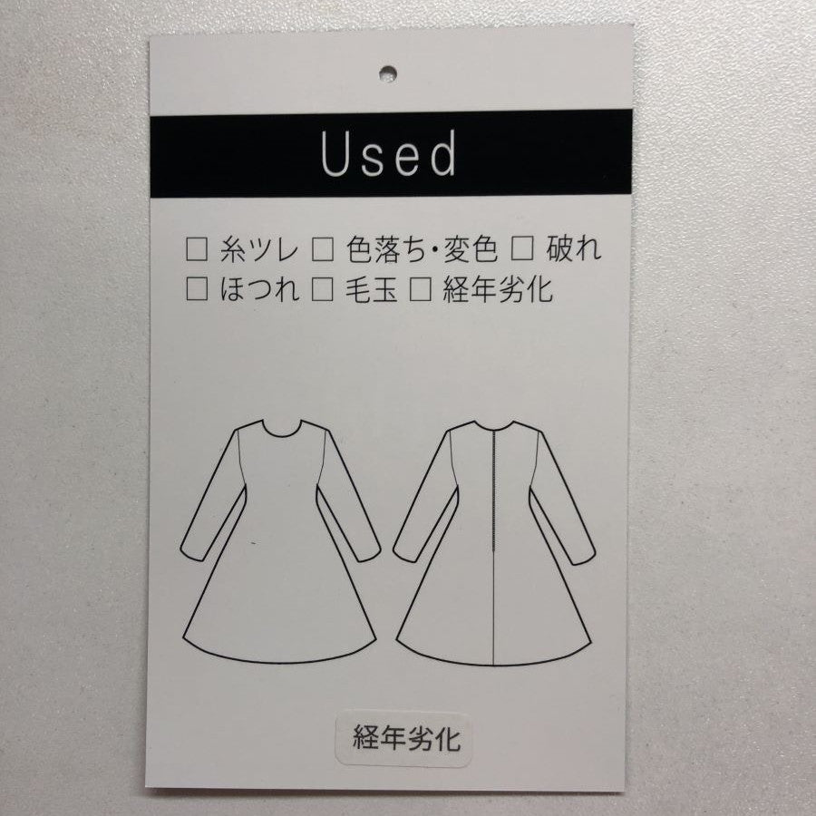 袖リボン レースワンピース(Fサイズ/ネイビー/Virca(ヴィルカ))USED