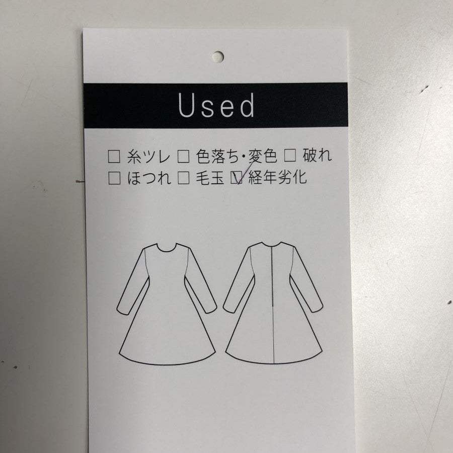 スリットスリーブ ワンピース(Mサイズ/ブラック/Ray BEAMS(レイビームス))USED