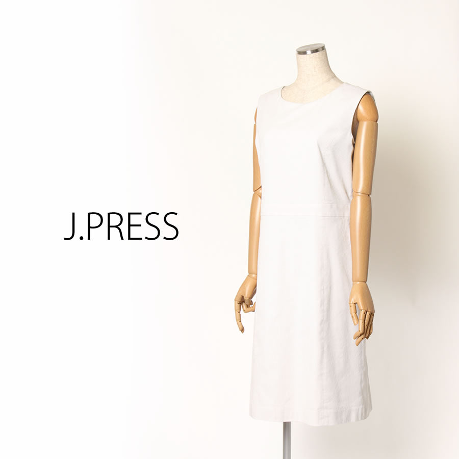 コードレーン ワンピース(Mサイズ/ベージュ/J.PRESS(ジェイプレス))USED