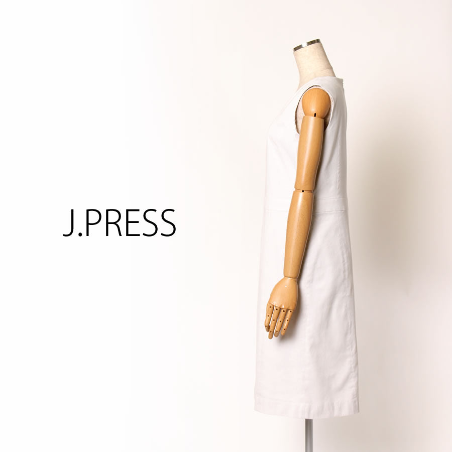 コードレーン ワンピース(Mサイズ/ベージュ/J.PRESS(ジェイプレス))USED