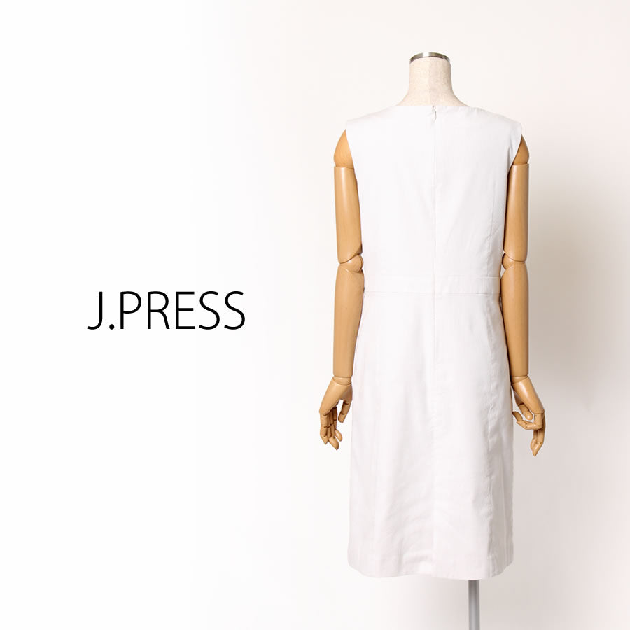 コードレーン ワンピース(Mサイズ/ベージュ/J.PRESS(ジェイプレス))USED