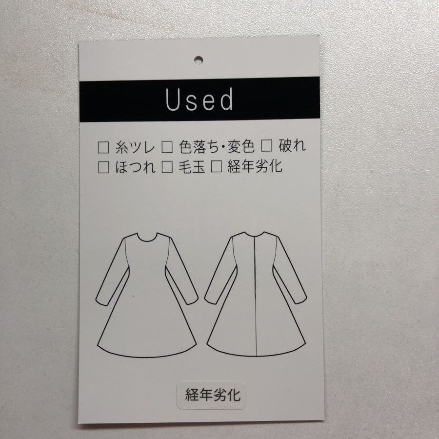 レースフリル スリーブワンピース(Mサイズ/ネイビー/BLISS POINT(ブリスポイント))USED
