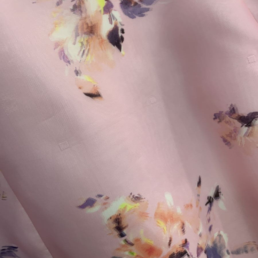 3D花柄プリントワンピース(Mサイズ/ピンク/Dear Princess(ディアプリンセス))USED