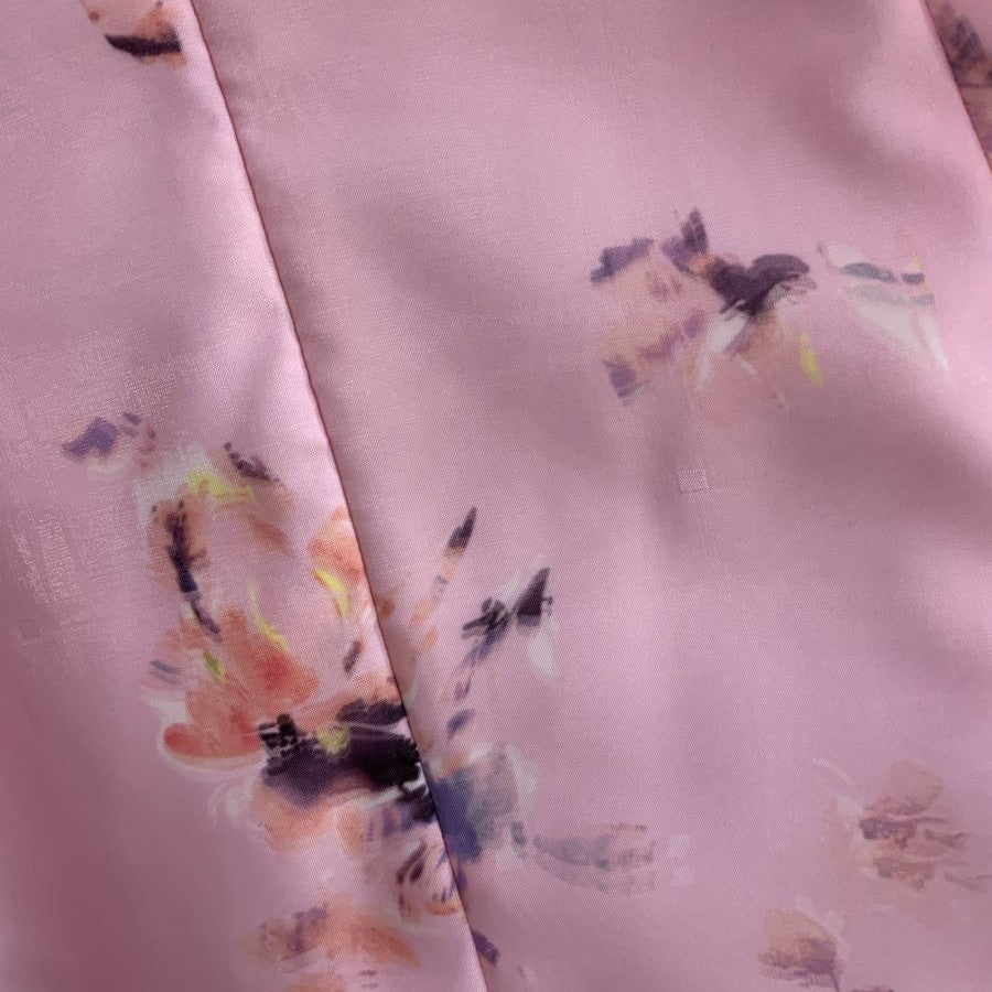 3D花柄プリントワンピース(Mサイズ/ピンク/Dear Princess(ディアプリンセス))USED