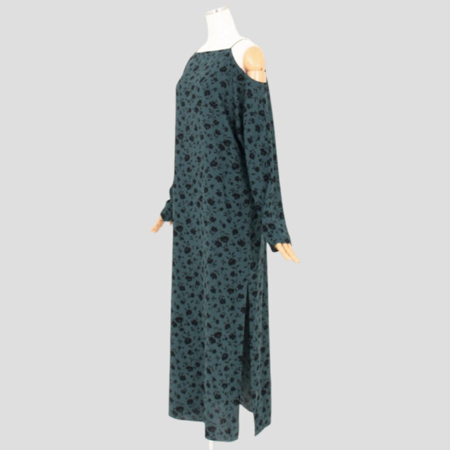 ケイティ スリットワンピース(Sサイズ/グリーン/JILLSTUART(ジル スチュアート))USED