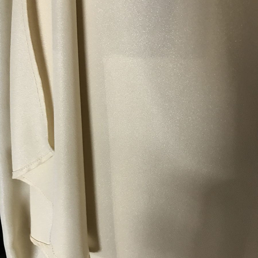 ジョーゼット タックワンピース(Mサイズ/ベージュ/milli de l’air(ミリデレール))USED