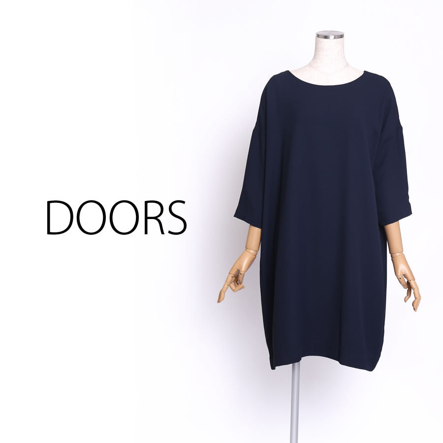 ベーシックワンピース(Mサイズ/ネイビー/URBAN RESEARCH DOORS(アーバン リサーチ ドアーズ))USED