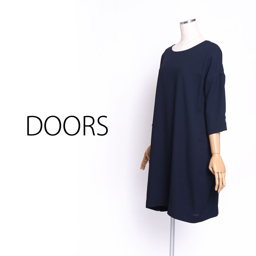 ベーシックワンピース(Mサイズ/ネイビー/URBAN RESEARCH DOORS(アーバン リサーチ ドアーズ))USED