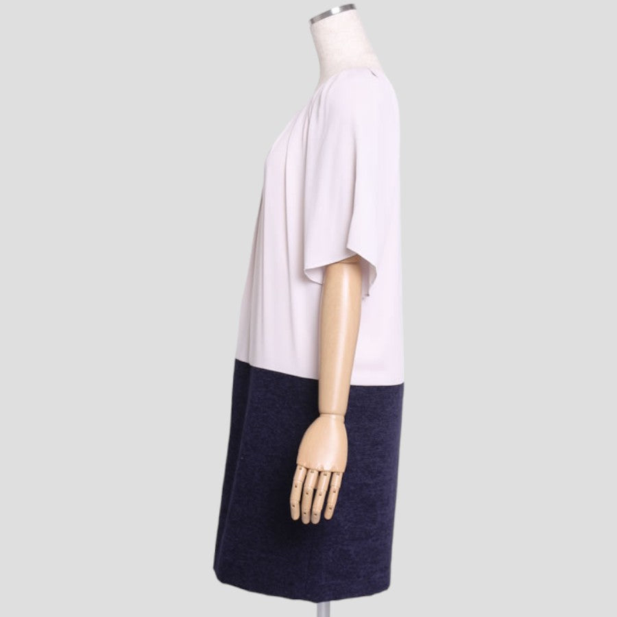 シフォン キリカエ ワンピース(Fサイズ/ベージュ/Spick & Span(スピック アンド スパン))USED