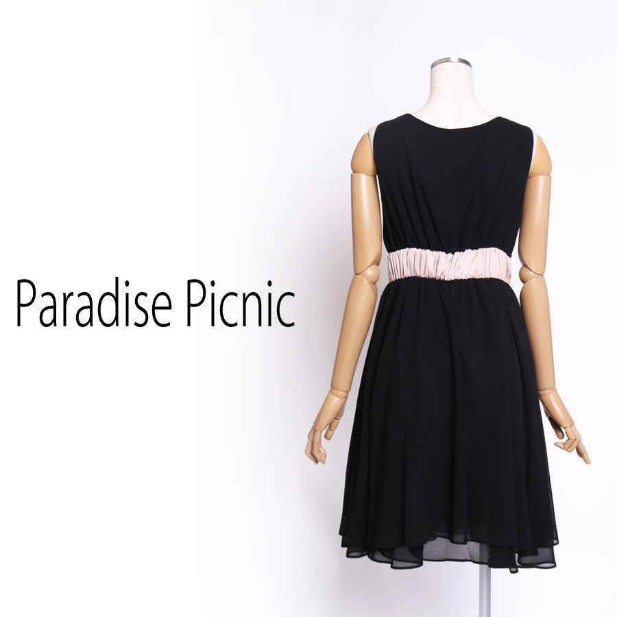 バラベルト カシュクールドレス(Sサイズ/ブラック/Paradise Picnic(パラダイスピクニック))USED