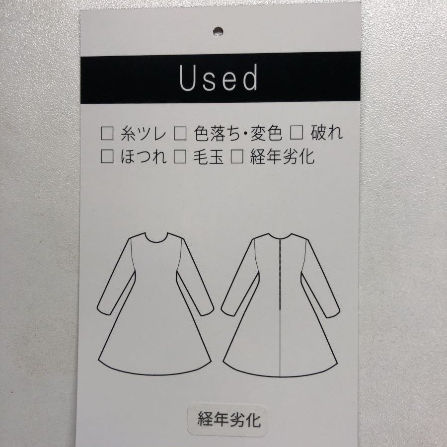 ノースリーブ ベルト装飾 ラップ風ワンピース(Sサイズ/ブラック/CLANE(クラネ))USED
