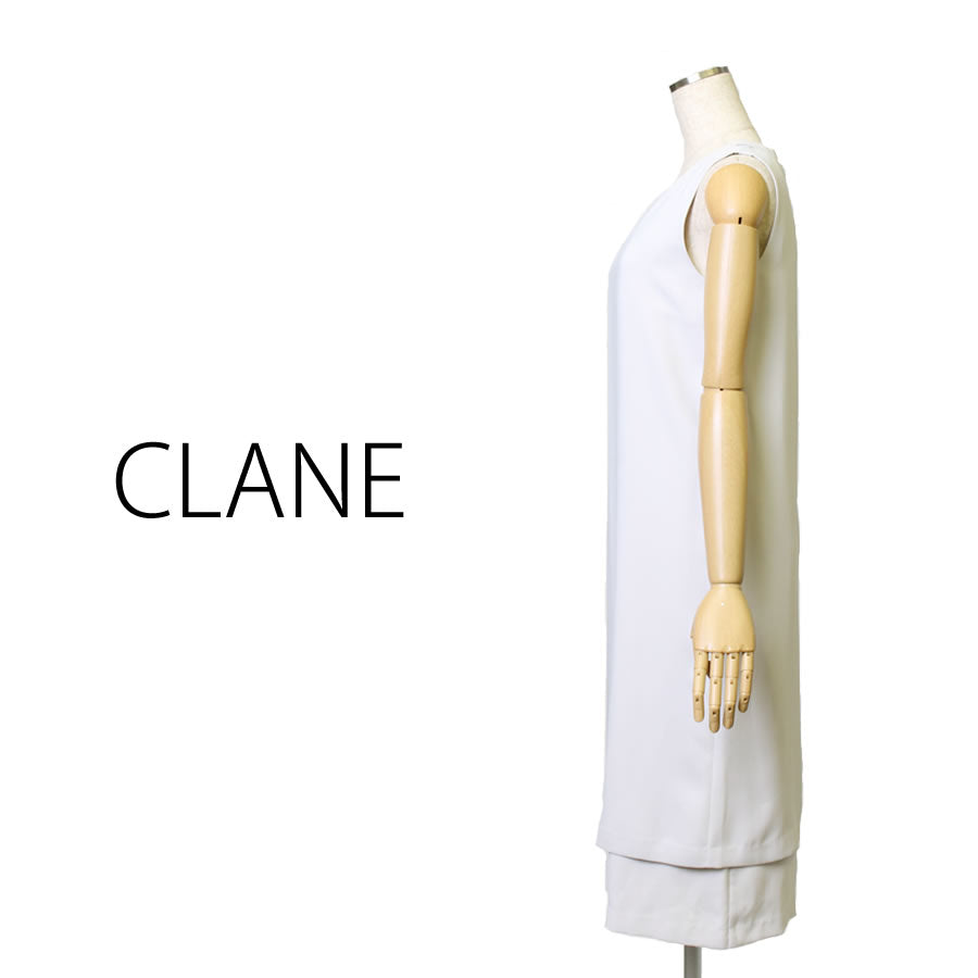 DOUBLE LAYER ONE PIECE(Sサイズ/グレー/CLANE(クラネ))