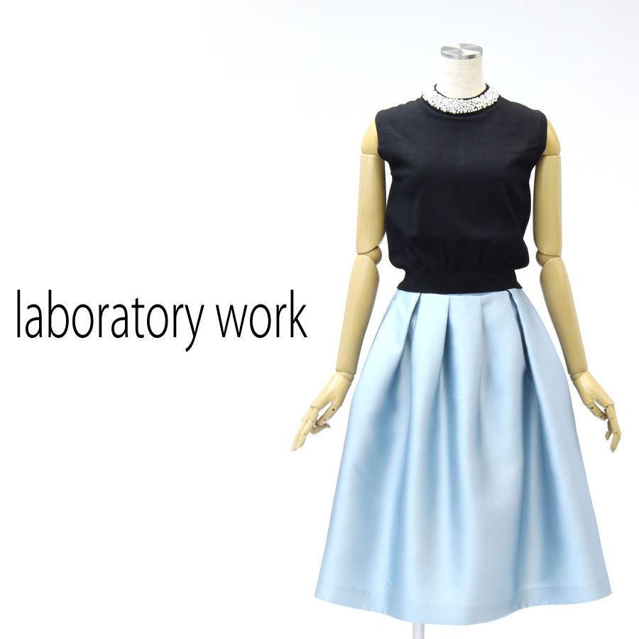 スカート (Mサイズ/ブルー・水色/laboratory work(ラボラトリーワーク))USED