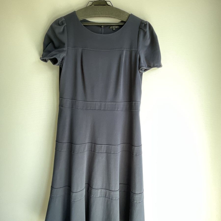 スーピマコットンポンチドレス(Mサイズ/ネイビー/TO BE CHIC(トゥービーシック))USED