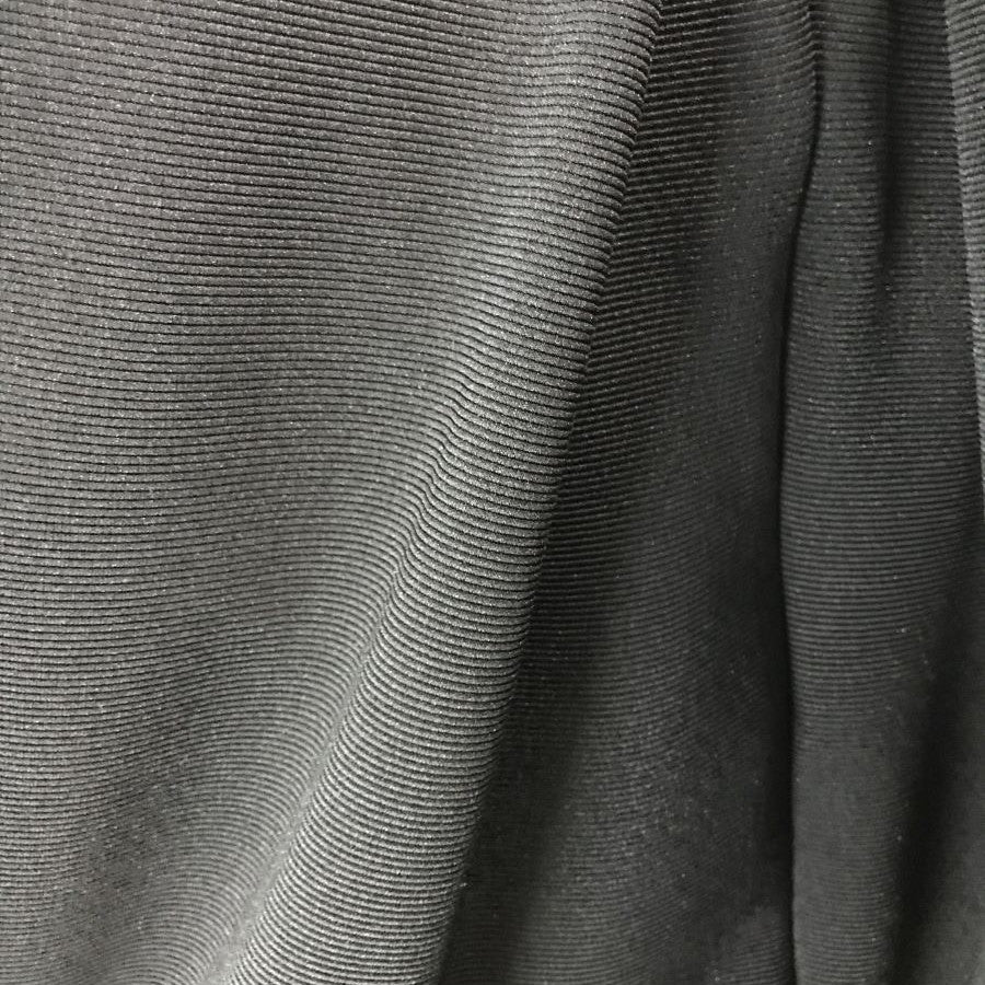 FO ジャージーフロントタック ワンピース(Fサイズ/ブラック/FLICKA(フリッカ))USED