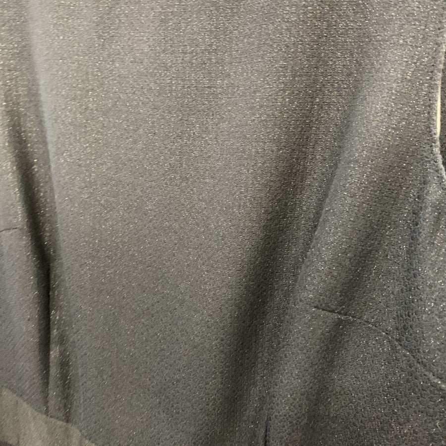 光沢 ジャガード ノースリーブ ワンピース(Sサイズ/ブラック/BENETTON (UNITED COLORS OF BENETTON)(ベネトン(ユナイテッド カラーズ オブ ベネトン)))USED