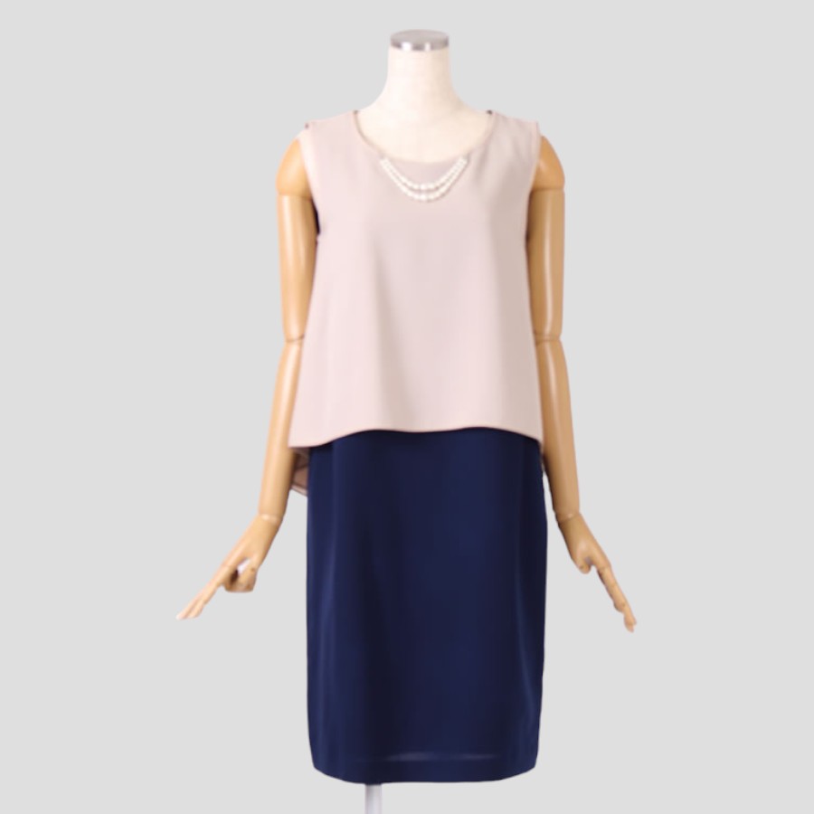 トップス・ワンピ セットアップ(Mサイズ/ベージュ/Alluge(アルージュ))USED