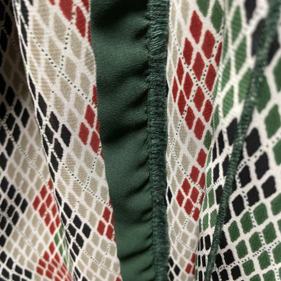 エキゾチックフレアーブラウス&イージーパンツ(Mサイズ/グリーン/Radicle(ラディカル))USED