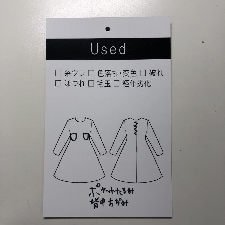 バックサテンジョーゼットジャケット(Lサイズ/ネイビー/TRANS WORK(トランスワーク)),春,夏,秋,USED