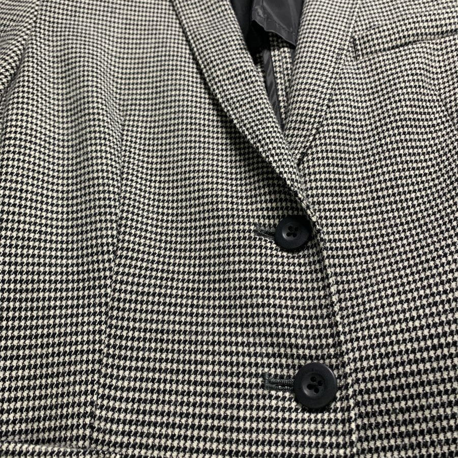 チェック柄テーラードジャケット(Sサイズ/グレー/ENRICO DOMANI(エンリコドマーニ))USED