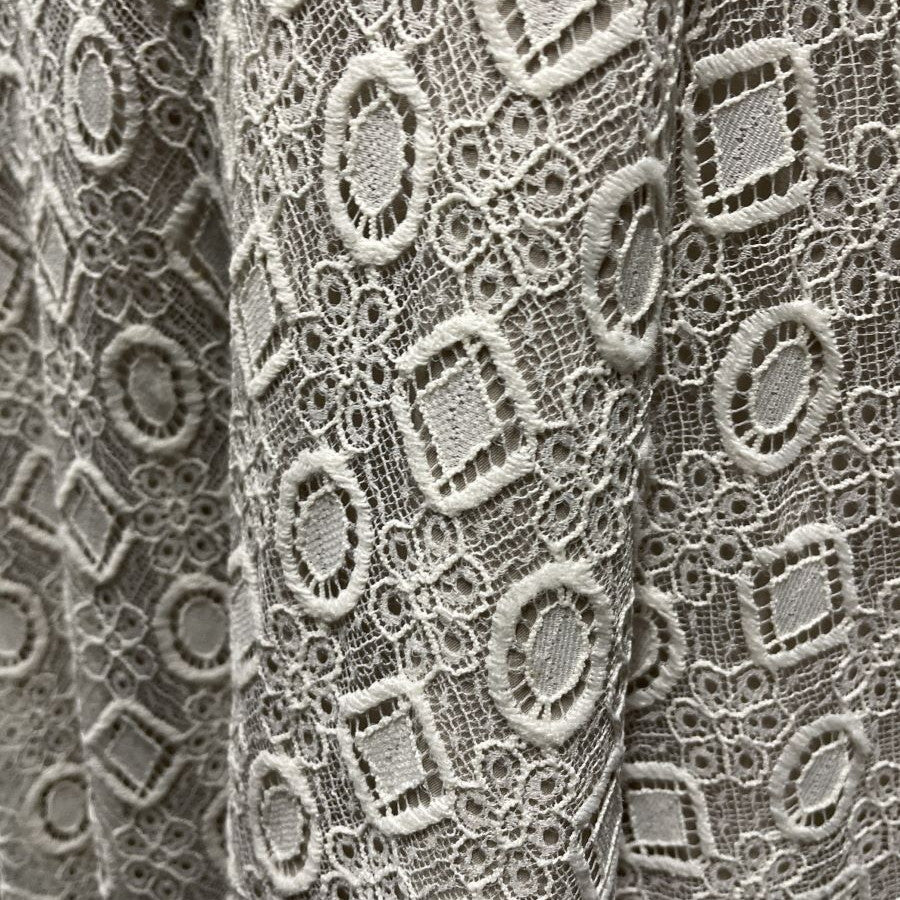 レースロングフレアワンピース(Mサイズ/ベージュ/anana(アナナ))USED