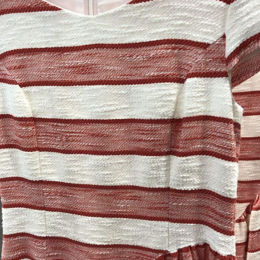 アシメトリーボーダーワンピース(Sサイズ/レッド/Maglie par ef-de(マーリエ パー エフデ))USED