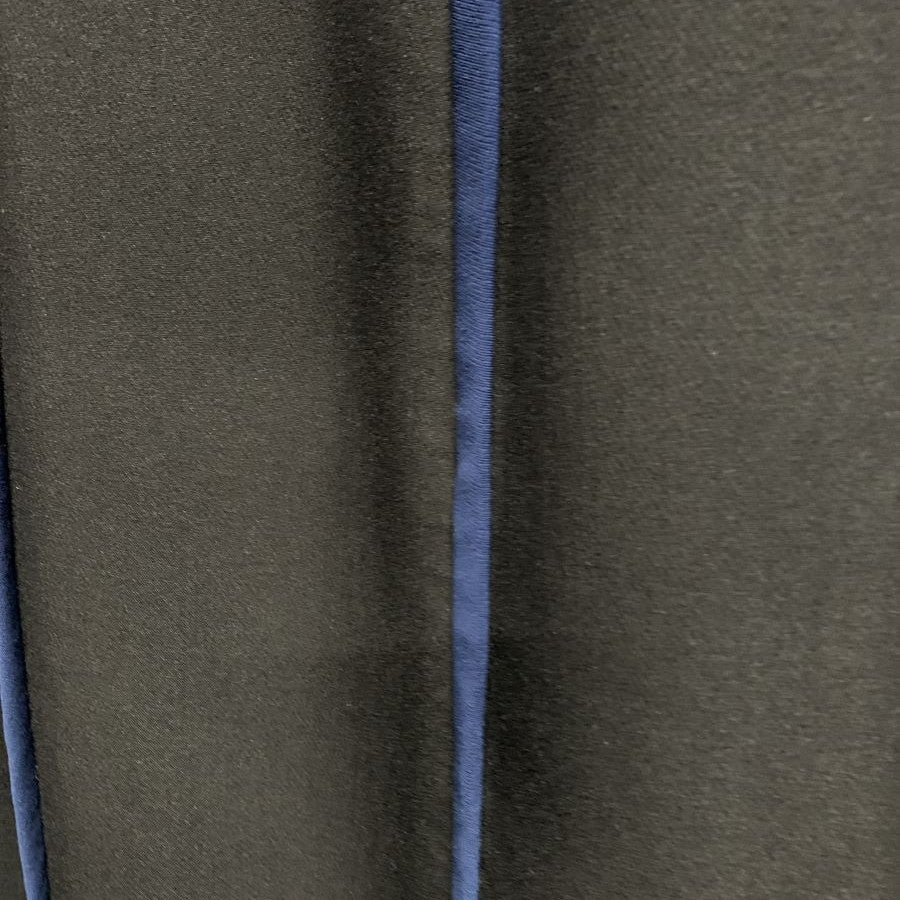 二重織ストレッチ・ラインワンピース(Mサイズ/ネイビー/DoCLASSE(ドゥクラッセ)),春,秋,冬,USED
