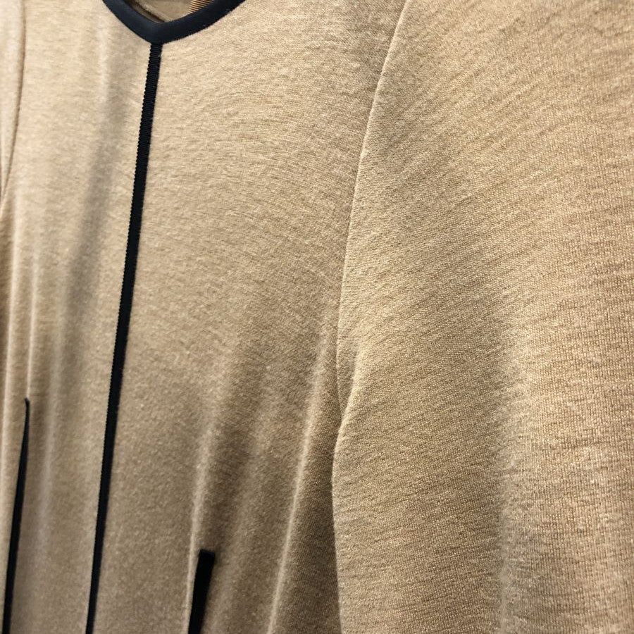 パイピングワンピース(Mサイズ/ベージュ/mila schon(ミラ・ショーン))USED