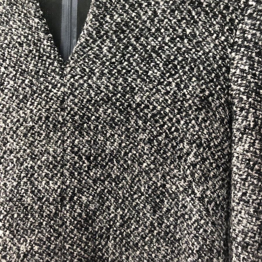 ウール混ツイードワンピース(Sサイズ/グレー/chousonnette(シューソネット))USED