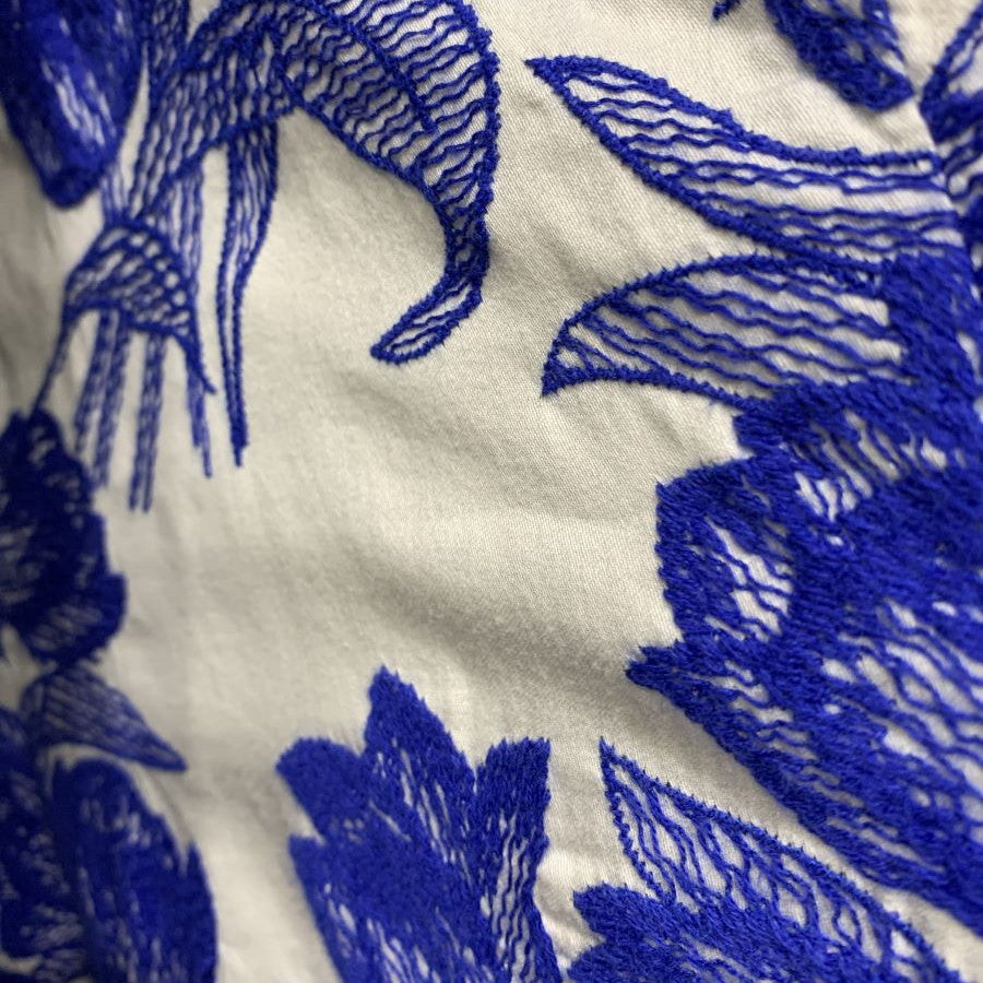 フラワー刺繍ワンピース(Lサイズ/ブルー・水色/REGENCE(レジァンス)),春,夏,USED