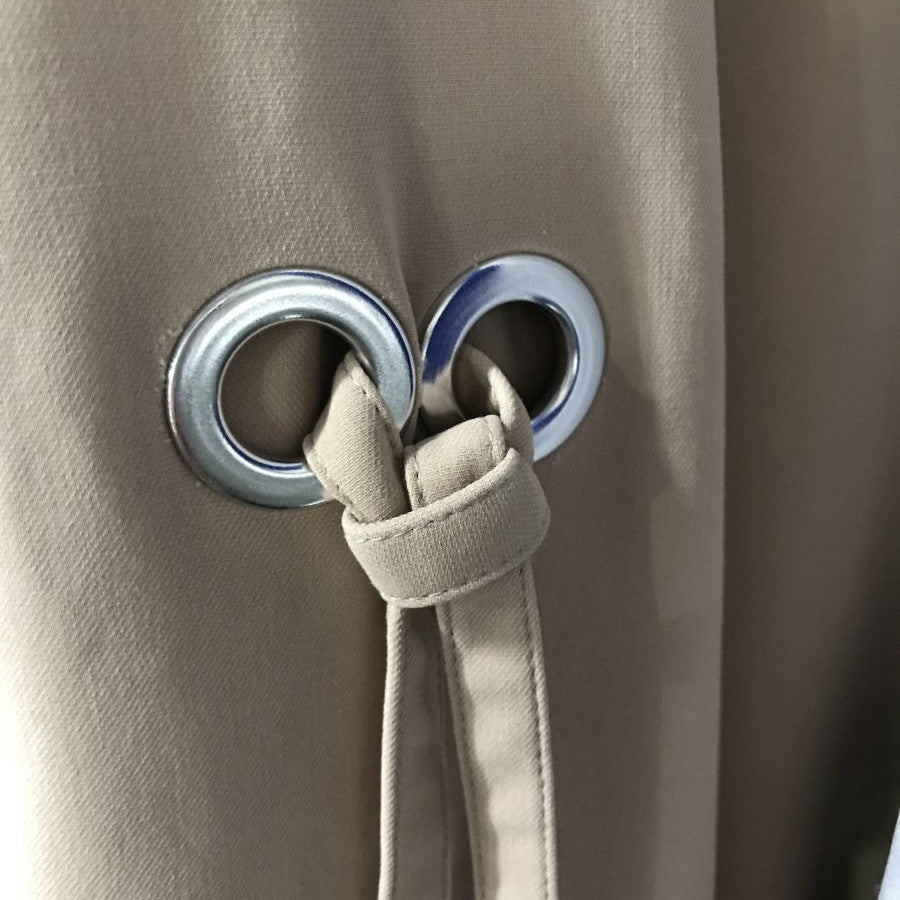 両サイド リボン ワンピース(Lサイズ/ベージュ/FOXEY(フォクシー))USED