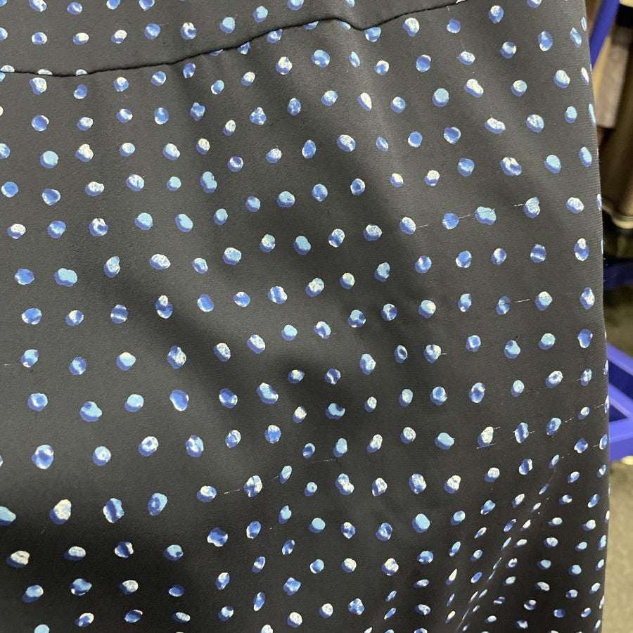 アーティードットプリントワンピース(Lサイズ/ネイビー/TRANS WORK(トランスワーク)),春,夏,秋,冬,USED