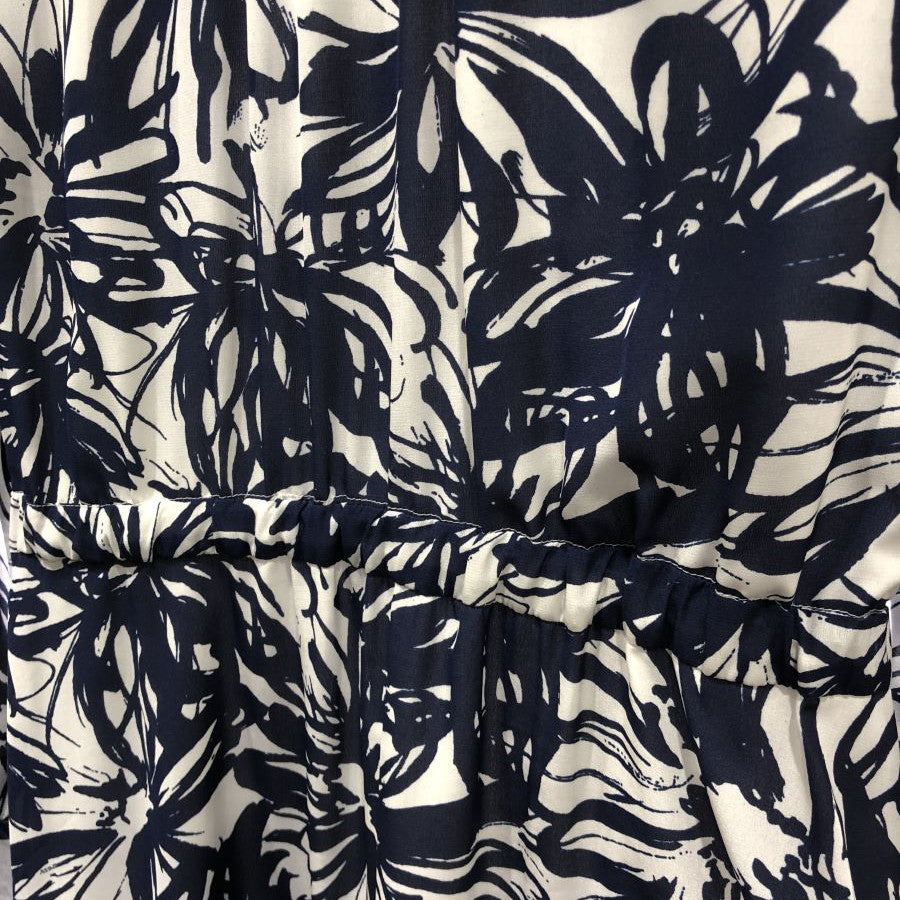 プリントミディワンピース(Mサイズ/ネイビー/DandA by danny&anne(ディーアンドエー バイ ダニーアンドアン))USED