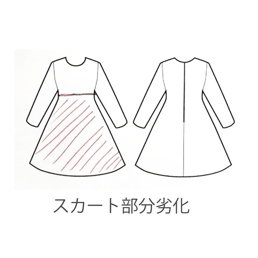 2/48サージレース切り替えワンピース(Mサイズ/ブラック/Dear Princess(ディアプリンセス))USED