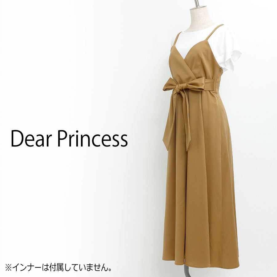 ジャンパースカート(Mサイズ/ベージュ/Dear Princess(ディアプリンセス))USED