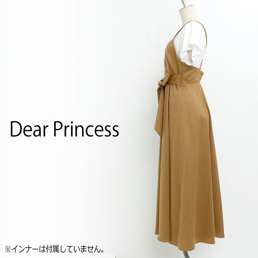ジャンパースカート(Mサイズ/ベージュ/Dear Princess(ディアプリンセス))USED