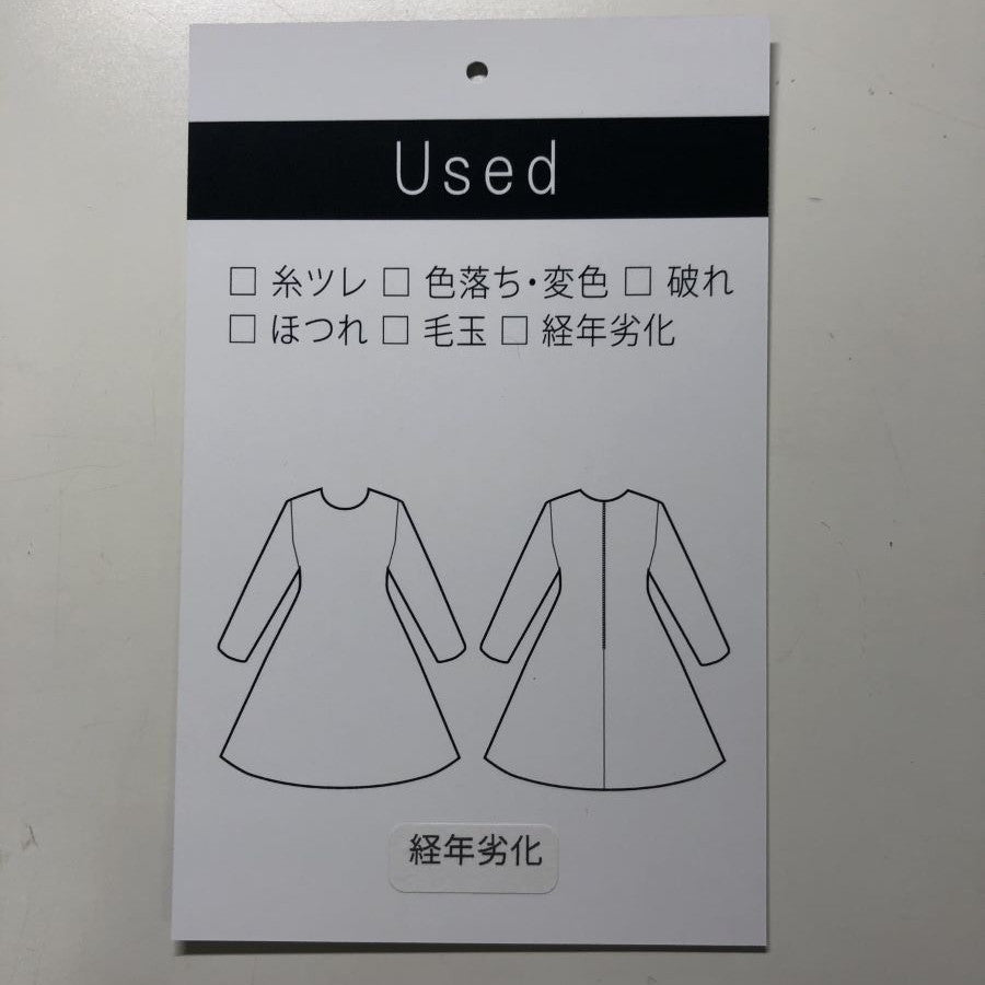 VELOR×SHEER DRESS(Mサイズ/ブラウン/JILLSTUART(ジル スチュアート))USED