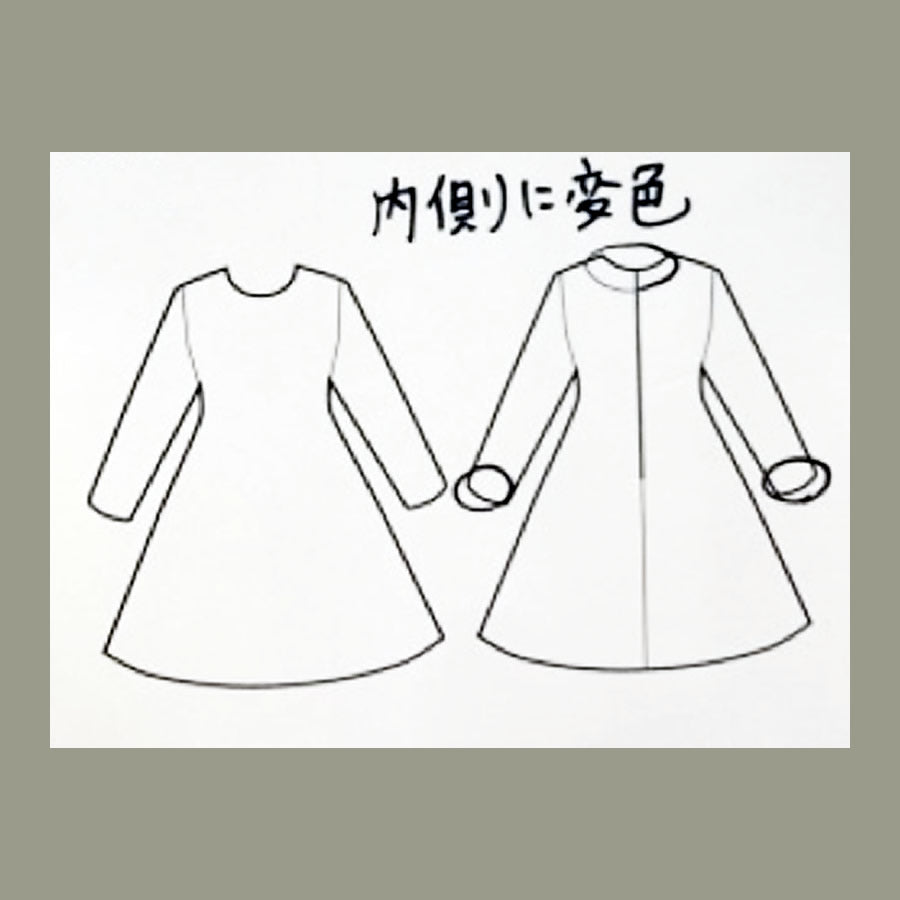 七分袖ストライプジャケット(Lサイズ/グレー/ketty(ケティ))