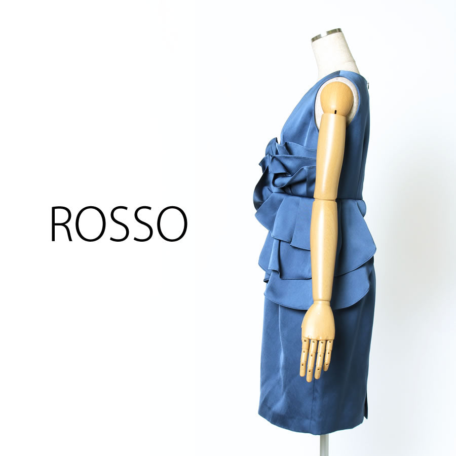 フラワードレス(Mサイズ/ブルー・水色/ROSSO(ロッソ))USED