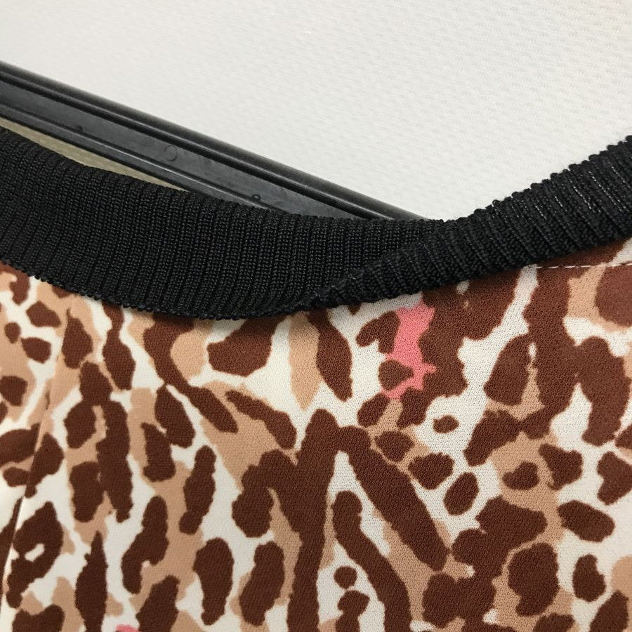 レオパード プリント ジャージー ワンピース(Mサイズ/ブラウン/SONIA RYKIEL COLLECTION(ソニア リキエル コレクション))