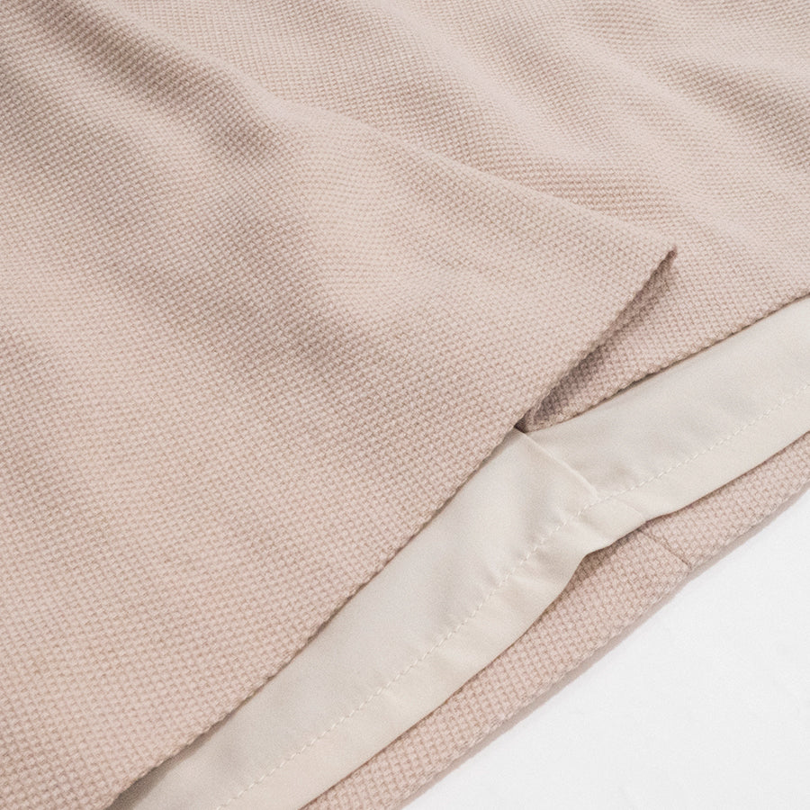 シアー スリーブ コクーン ワンピース(Mサイズ/ベージュ/PROPORTION BODY DRESSING(プロポーションボディドレッシング))USED