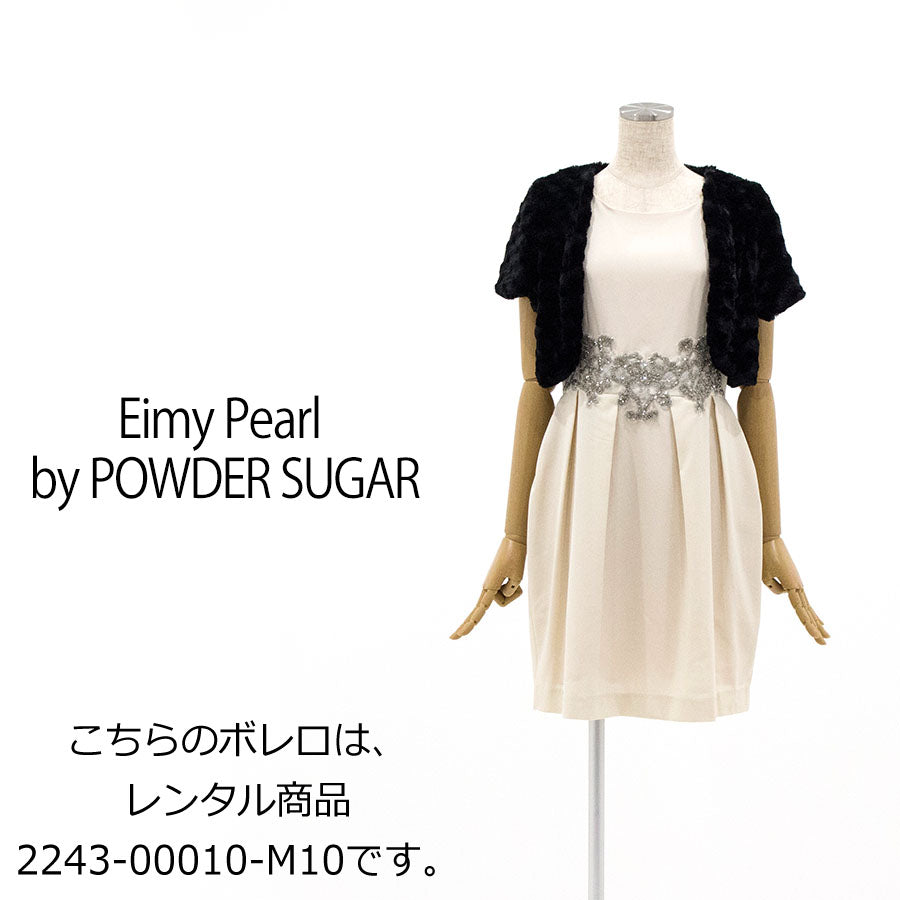 SLV レース タック コクーン ワンピース(Mサイズ/ベージュ/Eimy Pearl by POWDER SUGAR(エイミーパール バイ パウダーシュガー))USED