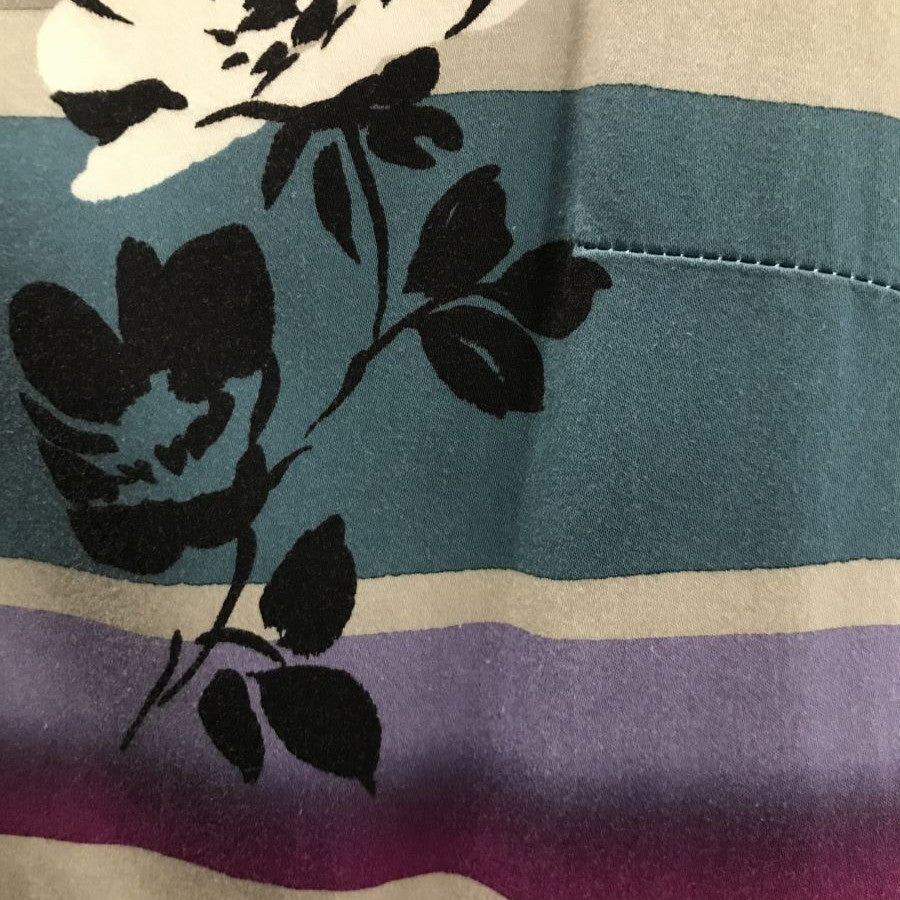 花柄ボーダーワンピース(Mサイズ/その他/IL VENTO & LA SETA(イル ヴェント アンド ラ セータ))USED