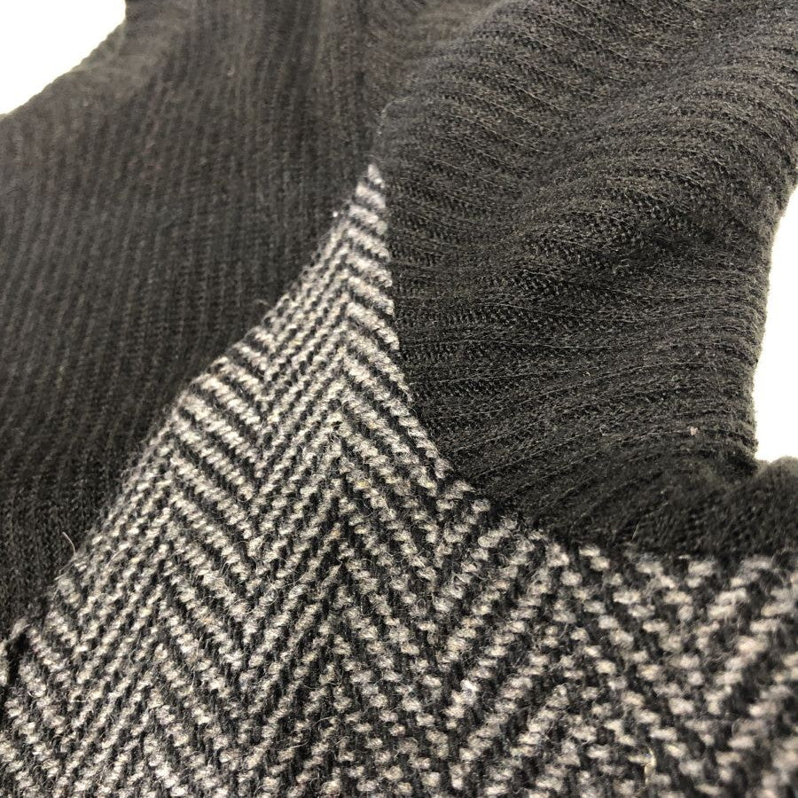 ツイードフリンジワンピース(Mサイズ/グレー/Palm Riche(ポームリシュ))USED