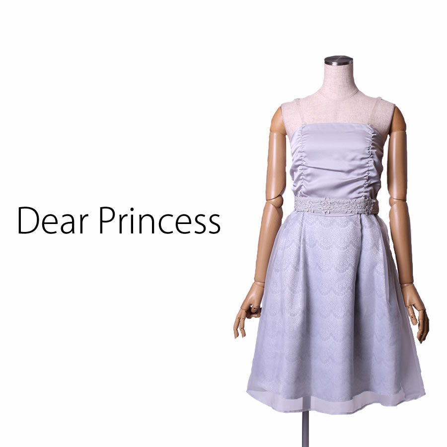 レース柄 ベア ワンピース(Mサイズ／ベージュ／Dear Princess(ディアプリンセス)),春,夏,秋,冬,USED