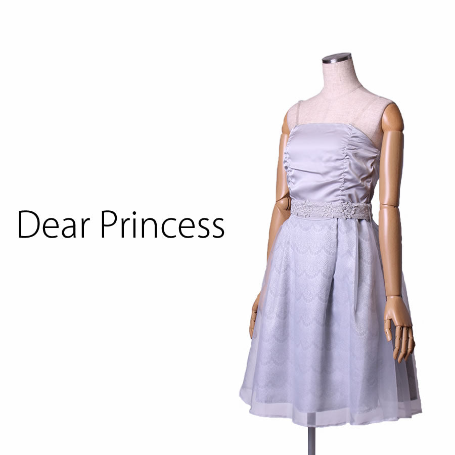 レース柄 ベア ワンピース(Mサイズ／ベージュ／Dear Princess(ディアプリンセス)),春,夏,秋,冬,USED