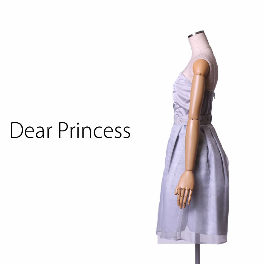 レース柄 ベア ワンピース(Mサイズ／ベージュ／Dear Princess(ディアプリンセス)),春,夏,秋,冬,USED