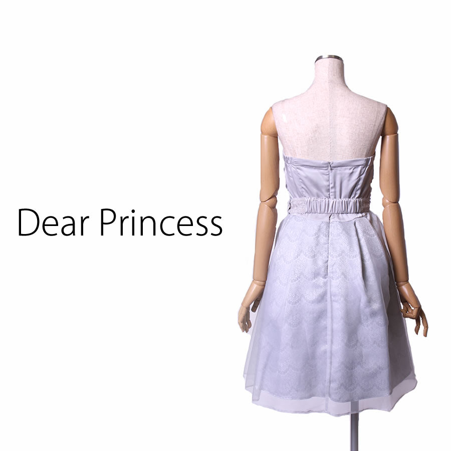 レース柄 ベア ワンピース(Mサイズ／ベージュ／Dear Princess(ディアプリンセス)),春,夏,秋,冬,USED