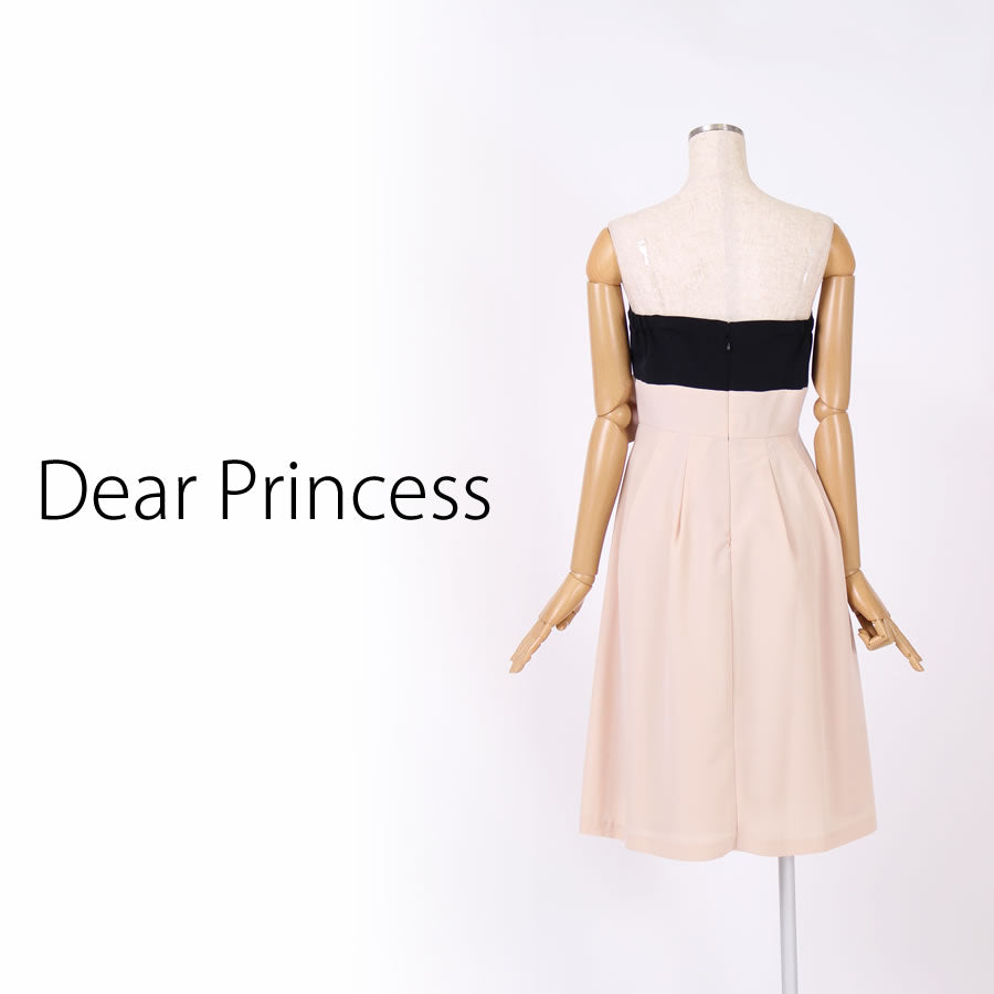 リビエラファイユ ワンピース(Sサイズ／ベージュ／Dear Princess(ディアプリンセス)),春,夏,秋,冬,USED