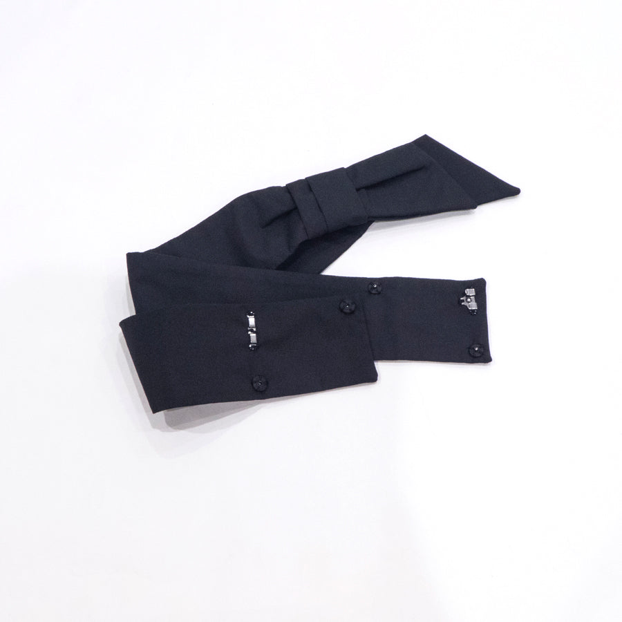 綿ストライプドットワンピース(Mサイズ／ホワイト／Dear Princess(ディアプリンセス))USED